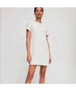 Babaton Aritzia Short Mini Lined Pearl Dress Short Sleeve Gray Print, Si... - $44.11