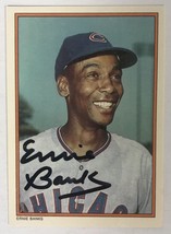 Ernie Banks Signed Autographed 1985 Topps Collector&#39;s Baseball Card - Ch... - £27.97 GBP