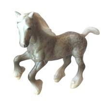 Vintage Breyer Reeves Cavallo Figurina Giocattolo Grigio Bianco Piedi E Criniera - £8.90 GBP