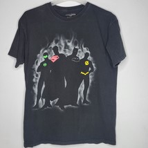 Justice League Mens Shirt Large Superheroes Black Super Hero Marvel - £10.71 GBP