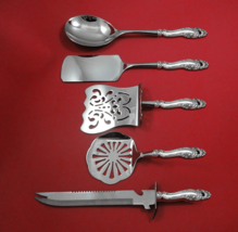 Decor by Gorham Sterling Silver Brunch Serving Set 5pc HH w/ Stainless Custom - £256.48 GBP