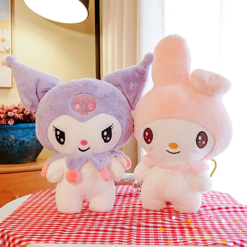 Hot Sanrio Kawaii Kuromi My Melody Big Size Plush  Pillow Purple Pink Soft Anime - $28.31