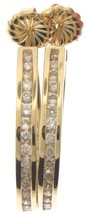 Authenticity Guarantee 
Lady’s (14K) Yellow Gold Hoop 1 C.T.W Diamond Earring... - £941.46 GBP