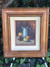 D Harvey Original 1920s Modern Vintage Still Life Signed Framed Oil On Canvas - £559.54 GBP