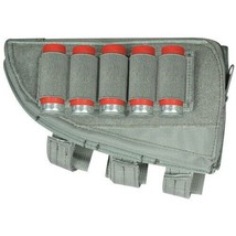 NEW - LEFT HAND Hunting Butt Stock Shotgun Ammo Cheek Rest Pouch FOLIAGE... - £17.92 GBP