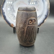 Antiker schwarzer Magnetstein geheimnisvolles Tier Schnitzstein Perle Am... - $55.03