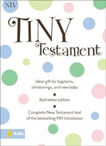 NIV Tiny Testament Bible Zondervan - £9.40 GBP