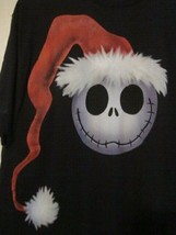 NWOT - Disney Jack Skellington Image Adult Size L Black Short Sleeve Tee - £12.70 GBP