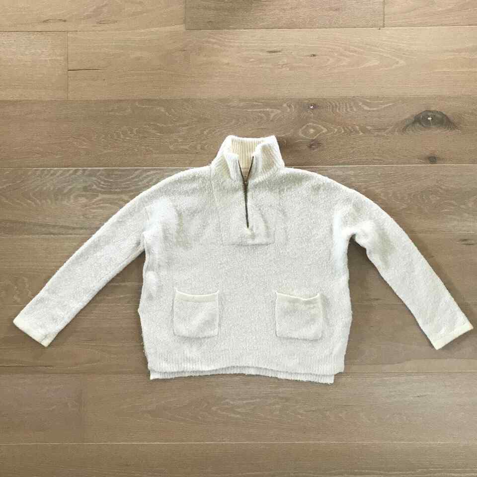 Primary image for Anthropologie Sleeping on Snow 1/4 Zip Pullover Sweater XXS