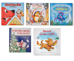 Lot of 5 NEW Children&#39;s Christmas Books Hardcover Kohl&#39;s Cares  for Kids 2021 - £39.83 GBP