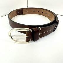 Men’s Tumi Belt Size 36 / 90 Brown Sample Belt Leather - $21.49