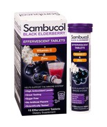 Sambucol Effervescent Black Elderberry Tablets with Vitamin C and Zinc 1... - £23.73 GBP