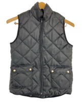 Baku Women&#39;s Size Medium Black Puffer Style Insulated Lined Full Zip Vest - $4.75