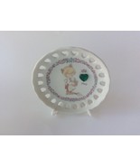 1994 Precious May Moments Inc. Ceramic Plate/Plastic Stand - Lincensee E... - £3.93 GBP