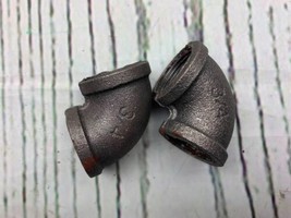 Pack of 20 Elbow 3/4in Malleable Cast Iron Pipe Fitting Wall Mount Industrial - £18.96 GBP