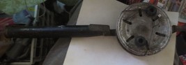 Vintage unbranded Fly Fishing Reel 5&quot; Diameter metal on pole - $46.74