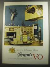 1952 Seagram&#39;s V.O. Whisky Ad - Sportsman&#39;s treasure - £14.57 GBP