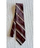 Wembley Vintage Men&#39;s Elegant Necktie, Brown/Gold/Tan - $7.69