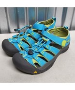 KEEN Newport H2 Waterproof Shoes Sandals Turquoise Youth Size 4 EUC - £15.79 GBP