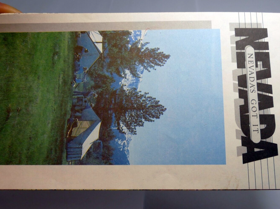 Nevada Reno Las Vegas Lake Tahoe MAP guide - $7.71