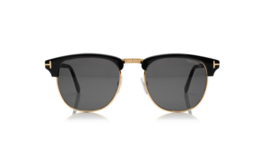 Tom Ford Henry Sunglasses Black/Gold 56-2-145 - £353.07 GBP