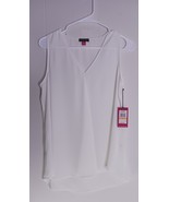NWT Vince Camuto Sleeveless V-Neck Blouse Women&#39;s Size S MSRP $69 - $437.24 MXN