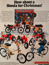 1978 LIFE Ad Advertisement How about a HONDA Motorcycle for Christmas? - $10.80