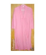 Lightweight Pink Fuzzy Pullover Zip Housecoat - £10.38 GBP