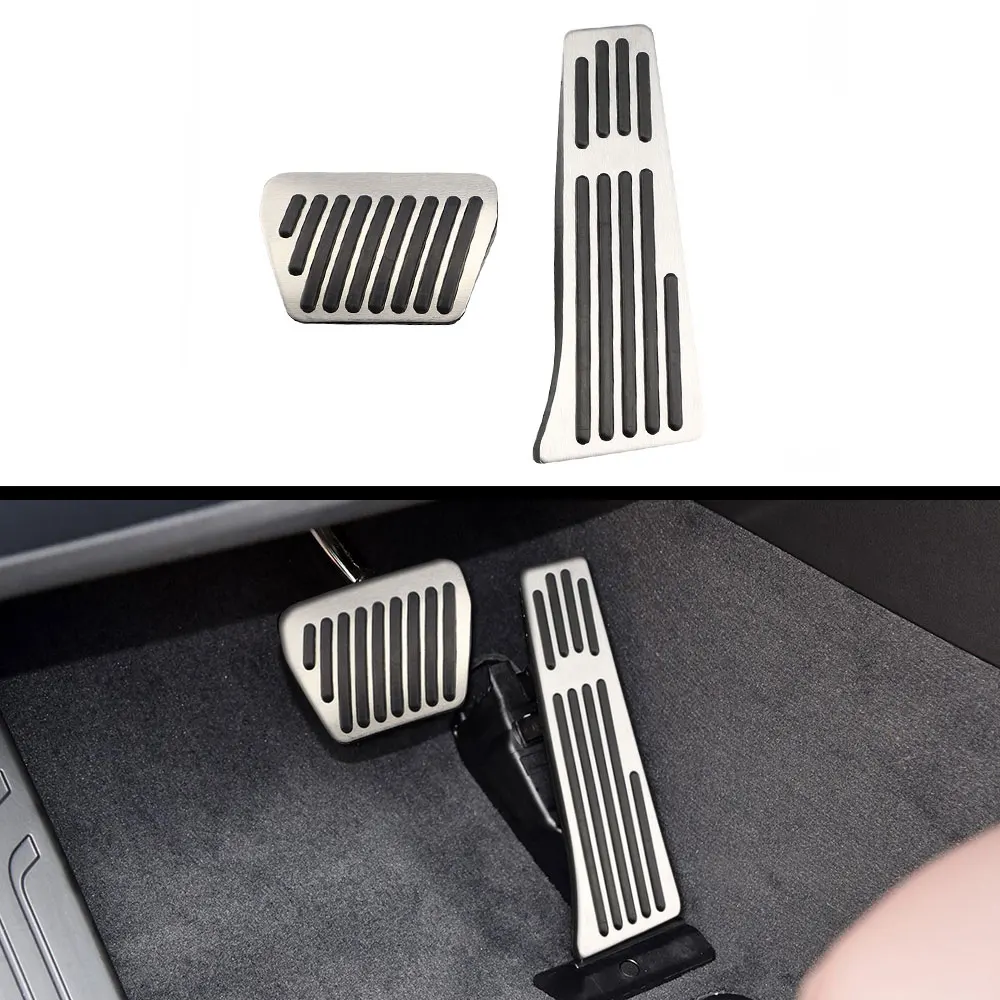 Car Aluminum Foot Rest Pedals Set Car Pedals Cover Fit for BMW 3 Series ... - $22.50