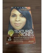 Clairol Textures &amp; Tones Permanent Hair Color - 1B Silken Black - £7.85 GBP
