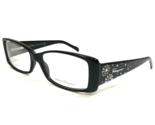 Salvatore Ferragamo Eyeglasses Frames 2639-B 101 Black Clear Crystals 54... - $69.29