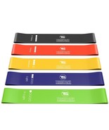 Resistance Bands Set For Men And Women, Pack Of 5 Different Levels Elast... - £14.88 GBP