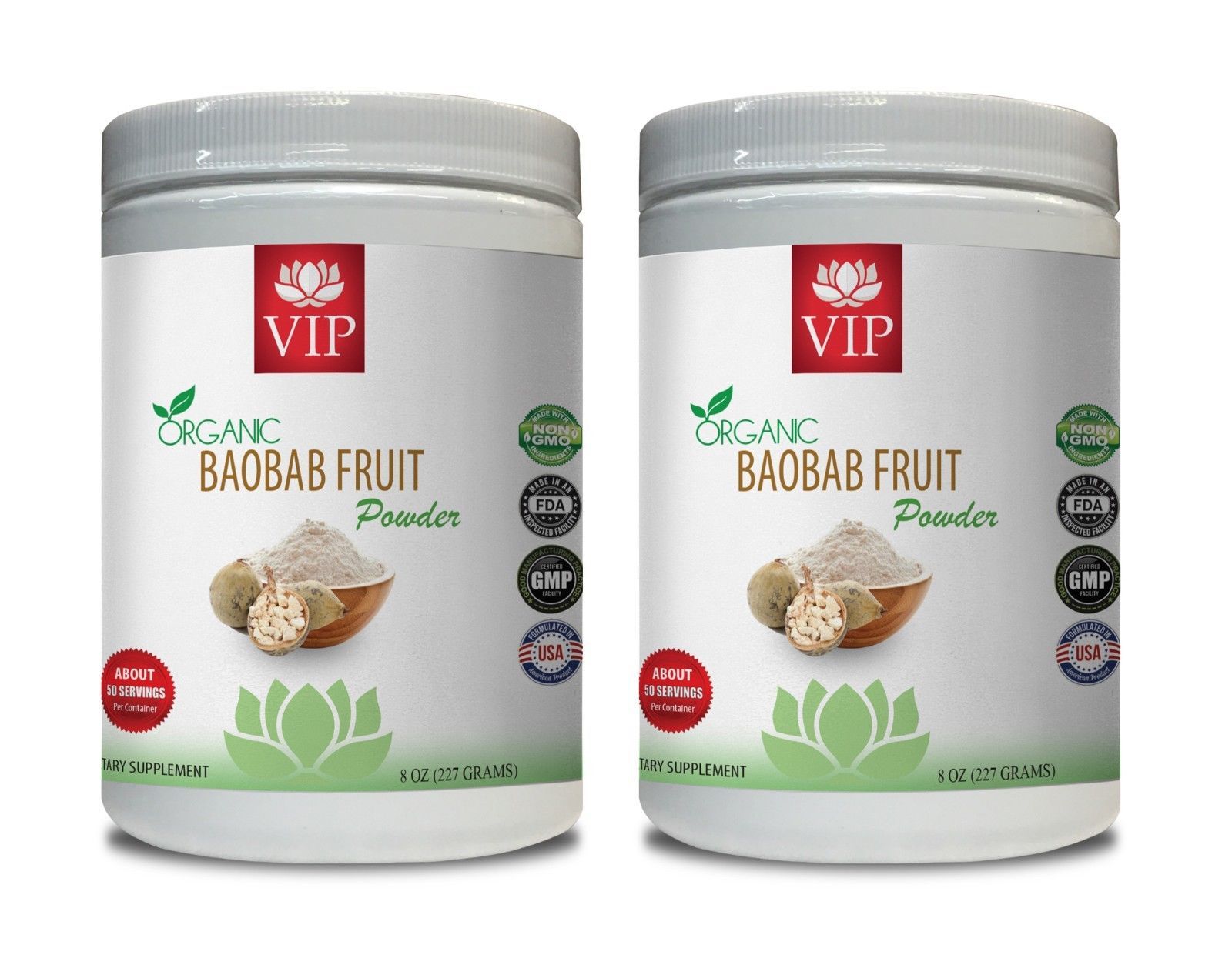 vitamin C - ORGANIC Baobab Fruit Powder - digestive health supplement 2B - $46.71
