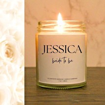 Personalized Bride To Be Candle | Bridal Shower Gift | Engaged Bride To Be Gift - £19.97 GBP