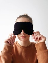 Best Everyday eye pillow - Black eye mask - Unisex sleeping mask - Organ... - £17.57 GBP