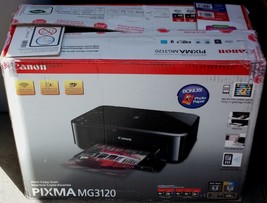 Canon Pixma MG3120 Ink Jet Printer - Not Working - For Parts Only - Original Box - £27.68 GBP