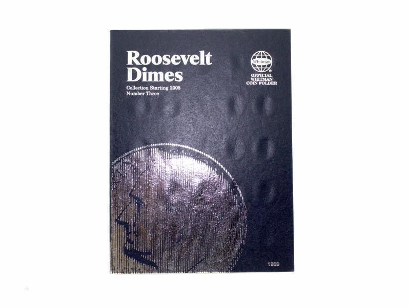 Roosevelt Dime # 3, 2005-2010 Coin Folder Album by Whitman - $9.49