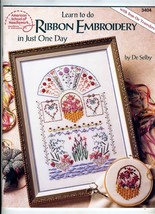 Learn to do Ribbon Embroidery in Just One Day with Iron On Transfers  - £6.32 GBP