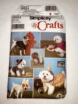 Simplicity 9884 Dogs Pets Costumes &amp; Coats for Small and Med Size Patter... - £10.12 GBP