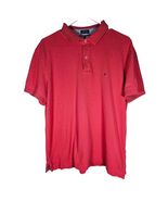 Tommy Hilfiger 1985 Polo Shirt Logo Size Large Pink Totally 80's - $11.52