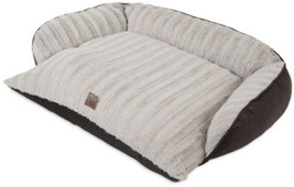 Snoozzy Rustic Luxury Pet Couch: Plush Comfort for Medium to Large Dogs - £79.79 GBP