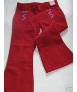 NWT Gymboree Peruvian Doll Red Cords Pants Sz 7 New  - £12.55 GBP