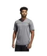 adidas Men's PrimeBlue Run For the Oceans T-Shirt Silver GM0471-Small - $26.97