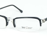 tesi CLEAR Mod.103 c.01 BLACK /CLEAR EYEGLASSES GLASSES FRAME 48-19-146m... - $116.80