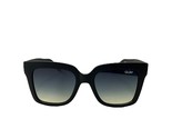 Quay Australia Icy Sunglasses Matte Black Smoke Green - $83.16
