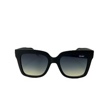 Quay Australia Icy Sunglasses Matte Black Smoke Green - $83.16