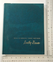 Dorothy Brown 1970 Wings of Morning Noon and Night * Poetry + Art, Signed LE #90 - £64.58 GBP