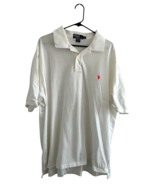 Vtg Polo Ralph Lauren Mens 2XLT Tall Neon Orange Pony Logo Cotton Polo S... - $723.90 MXN