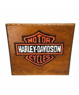 Harley Davidson Wood Rustic Primitive Farmhouse Decor USA - $814.48 MXN