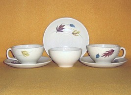 Franciscan China Autumn 3 Cup and Saucer Sets - £8.03 GBP